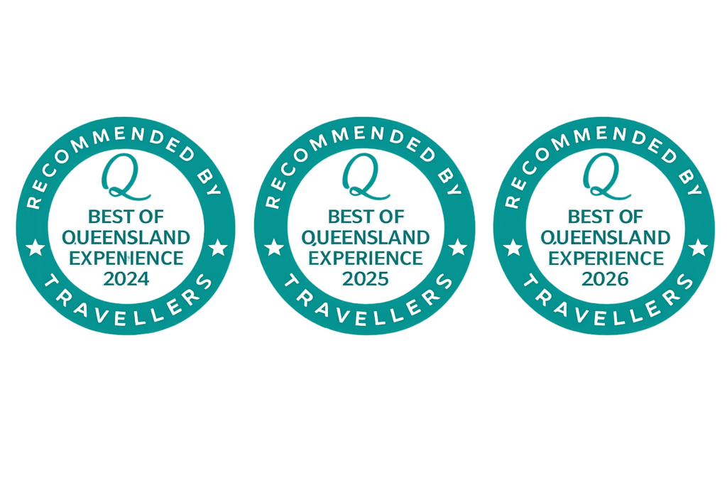 QLD Tourism Award Winner 3 Years in a Row