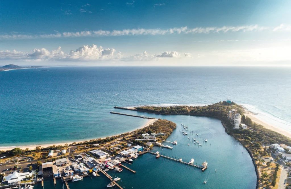 Sunny Coast Car Hire Pier 33 Mooloolaba Marina Image credit: Visit Sunshine Coast